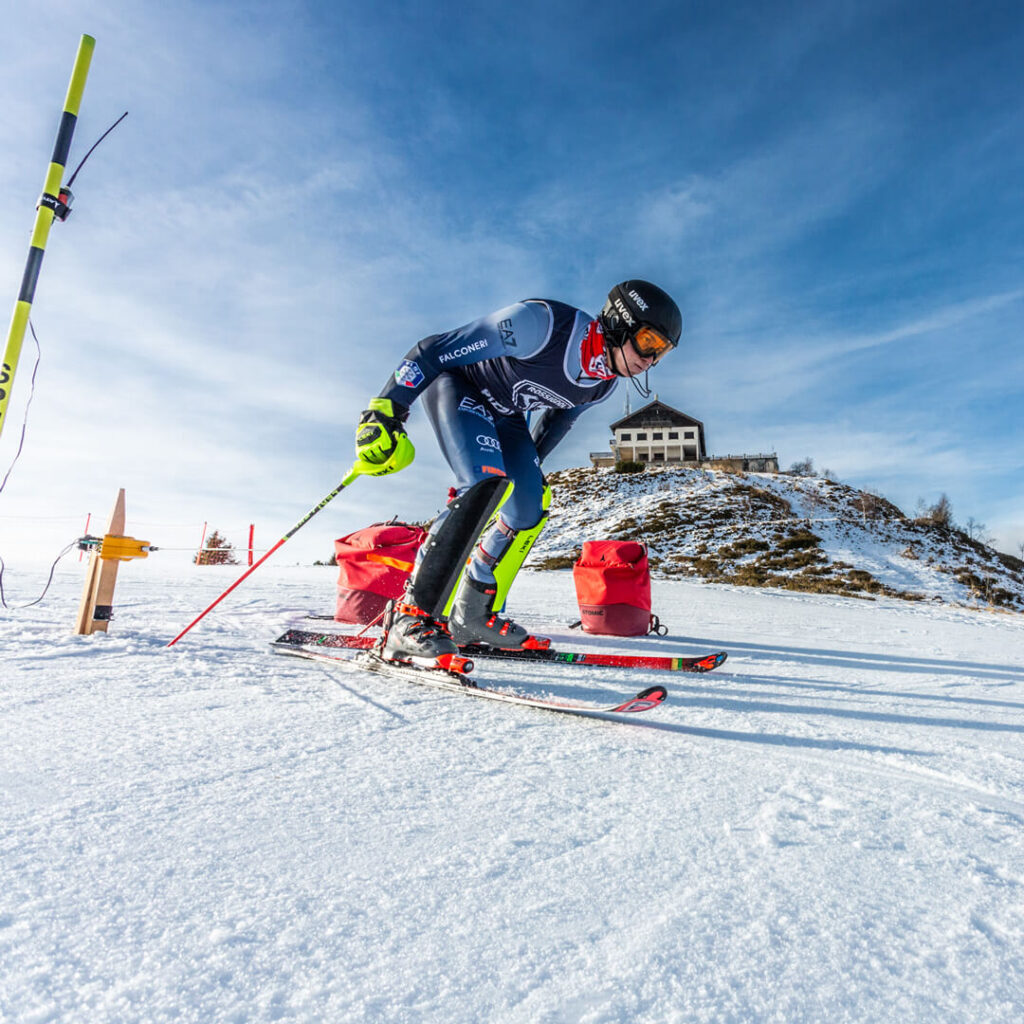 immagine allenamento sciatori nazionali